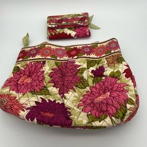 Vera Bradley, Hello Dahlia, purse and wallet.